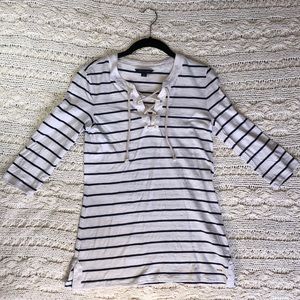 🤍TOMMY HILFIGER STRIPED TUNIC TOP🤍
